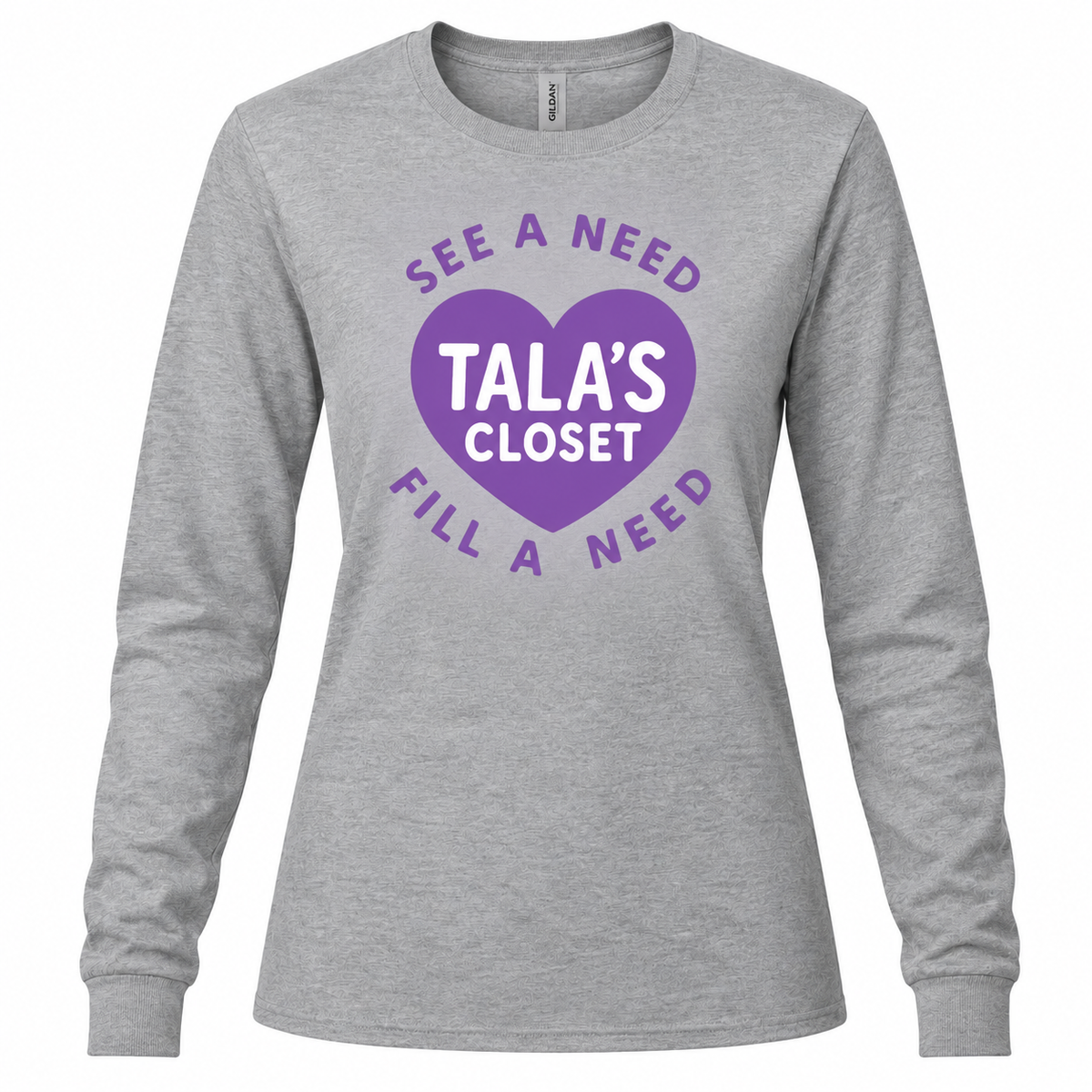 Tala's Closet | See a Need, Fill a Need Unisex Long Sleeve T-Shirt
