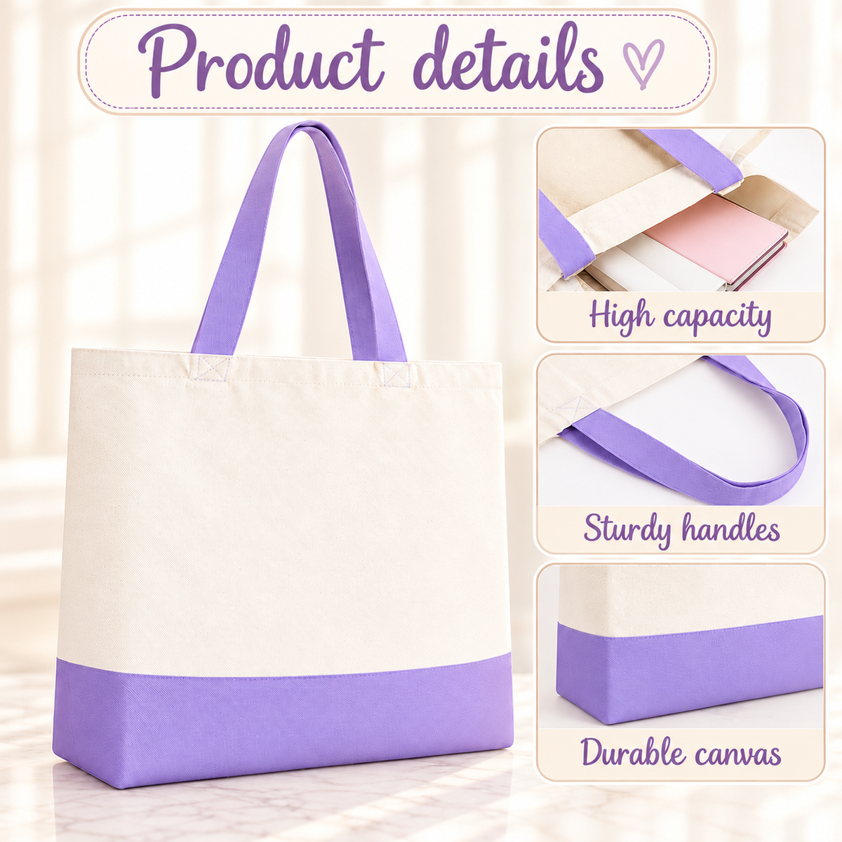 Tala's Closet | See a Need, Fill a Need Canvas Tote