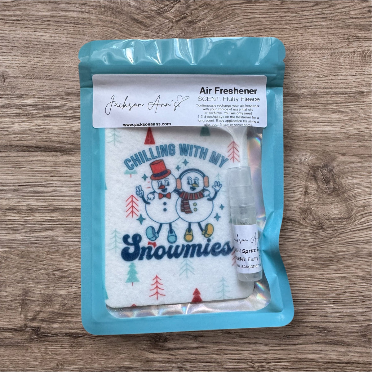 Winter Air Fresheners with Mini Spritz Spray