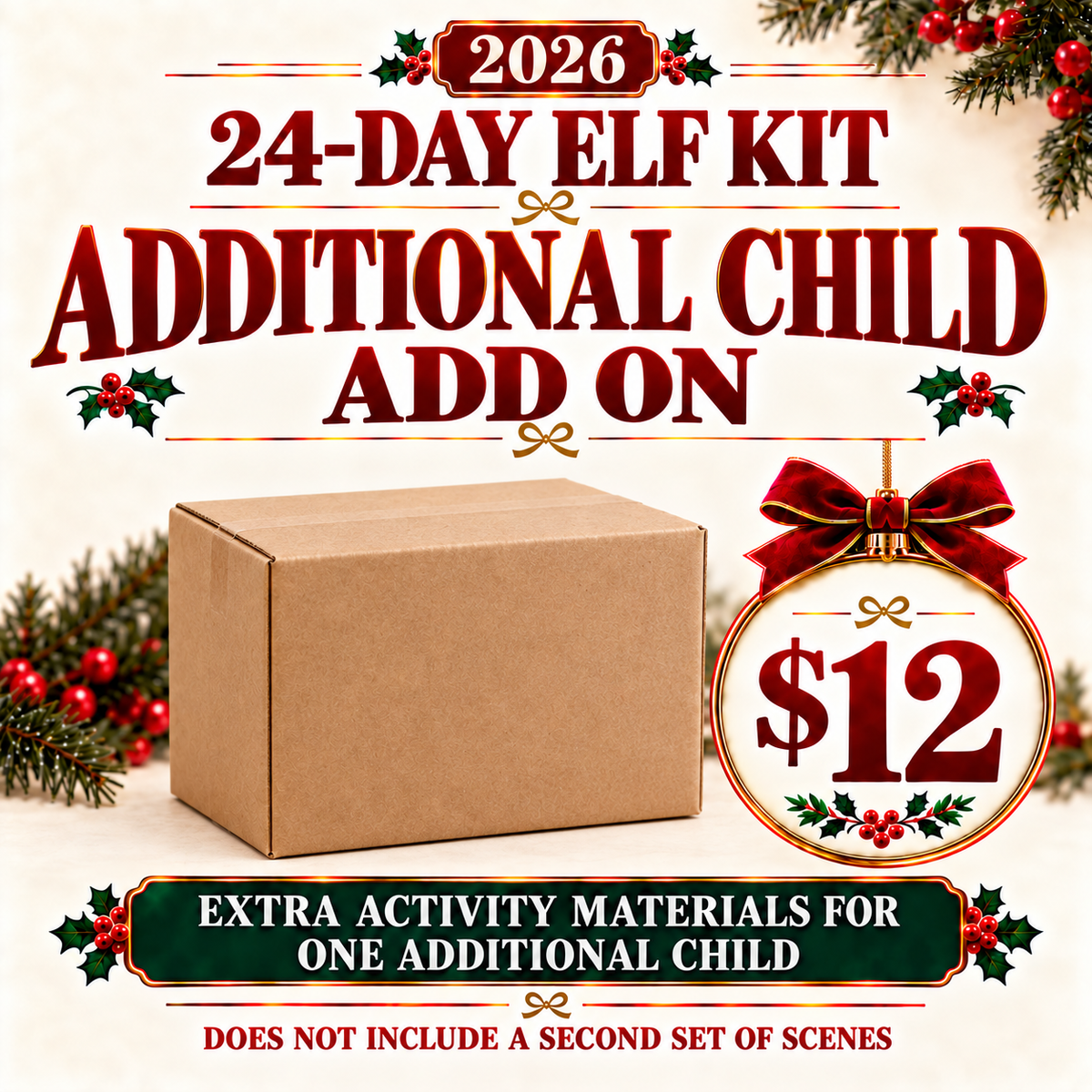24 Day Elf on the Shelf (EOTS) Kit