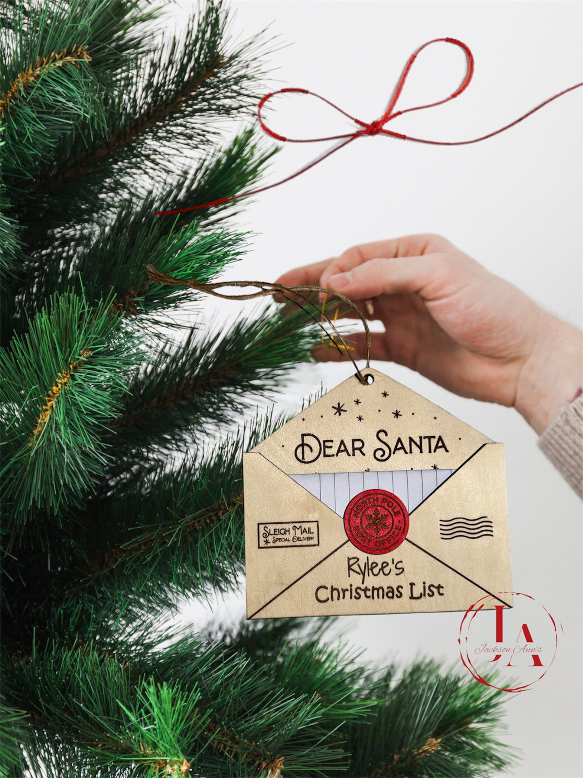 Dear Santa Christmas List Envelope