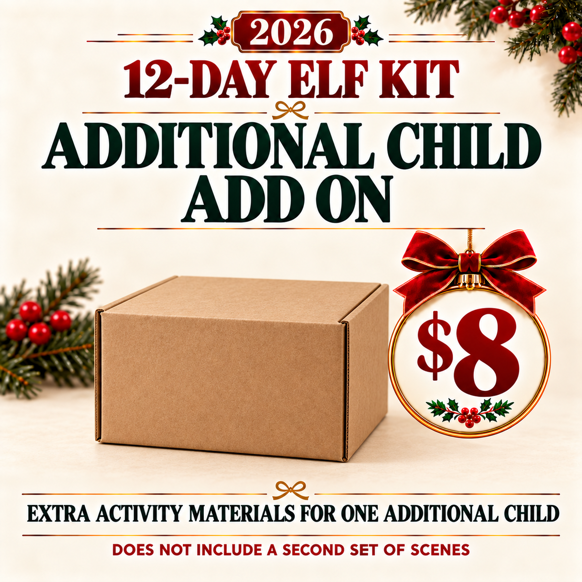 12 Day Elf on the Shelf (EOTS) Kit