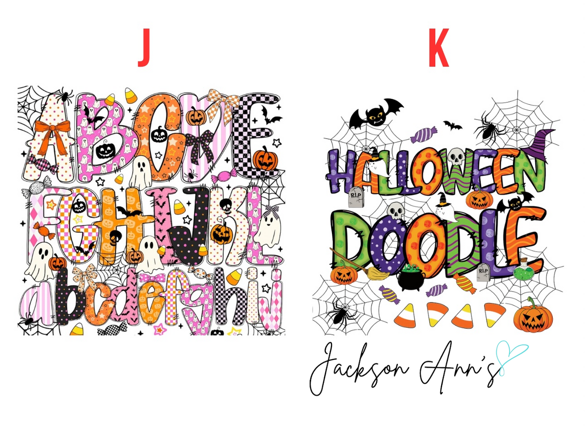 Personalized Halloween Trick-or-Treat Tote Bag - Orange