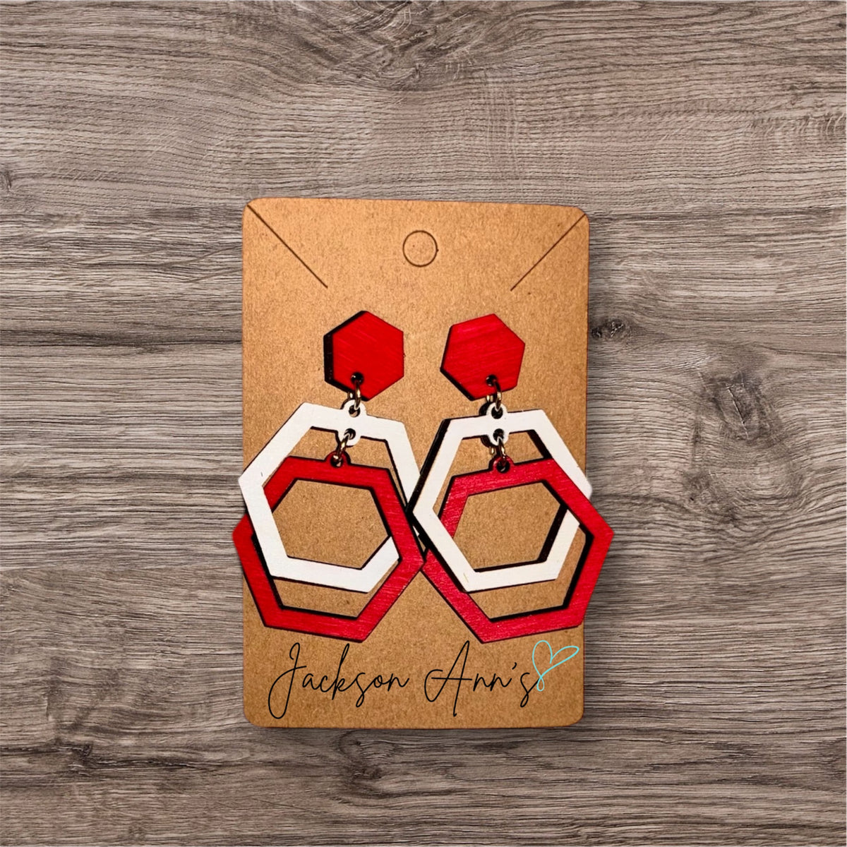 Hexagon Infinite Earrings (Dangle)