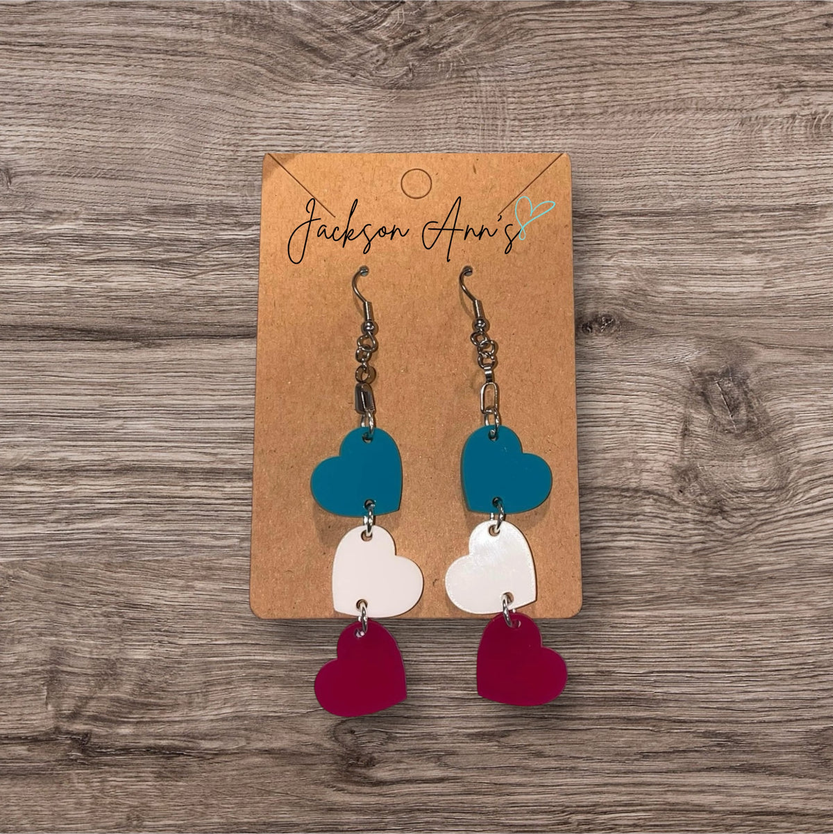 Cascading Heart Earrings