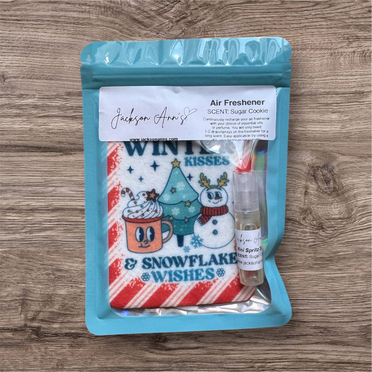 Winter Air Fresheners with Mini Spritz Spray