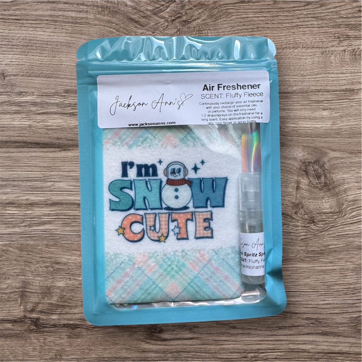 Winter Air Fresheners with Mini Spritz Spray